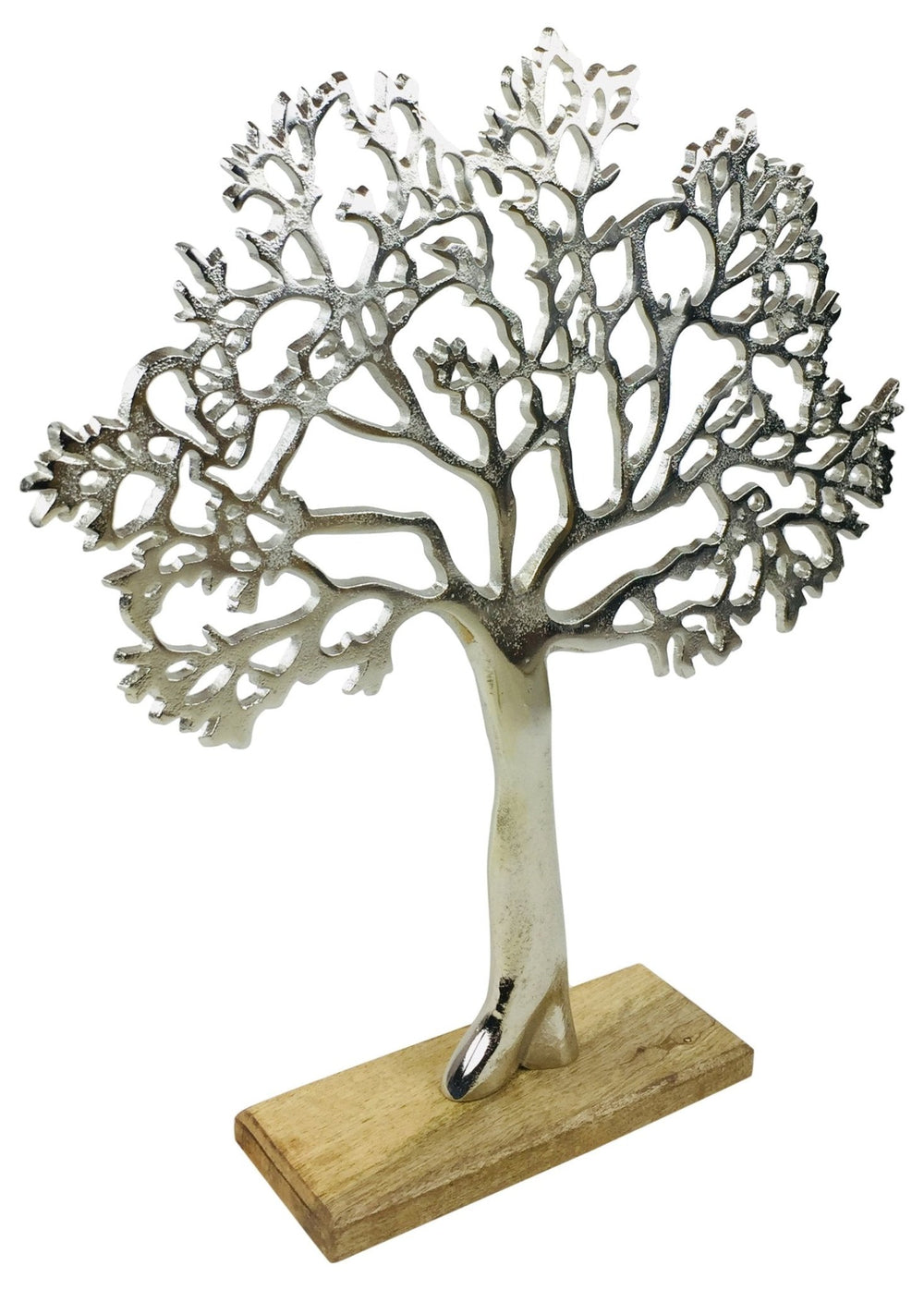 Large Silver Tree Ornament 42cm-Smiddy Furniture