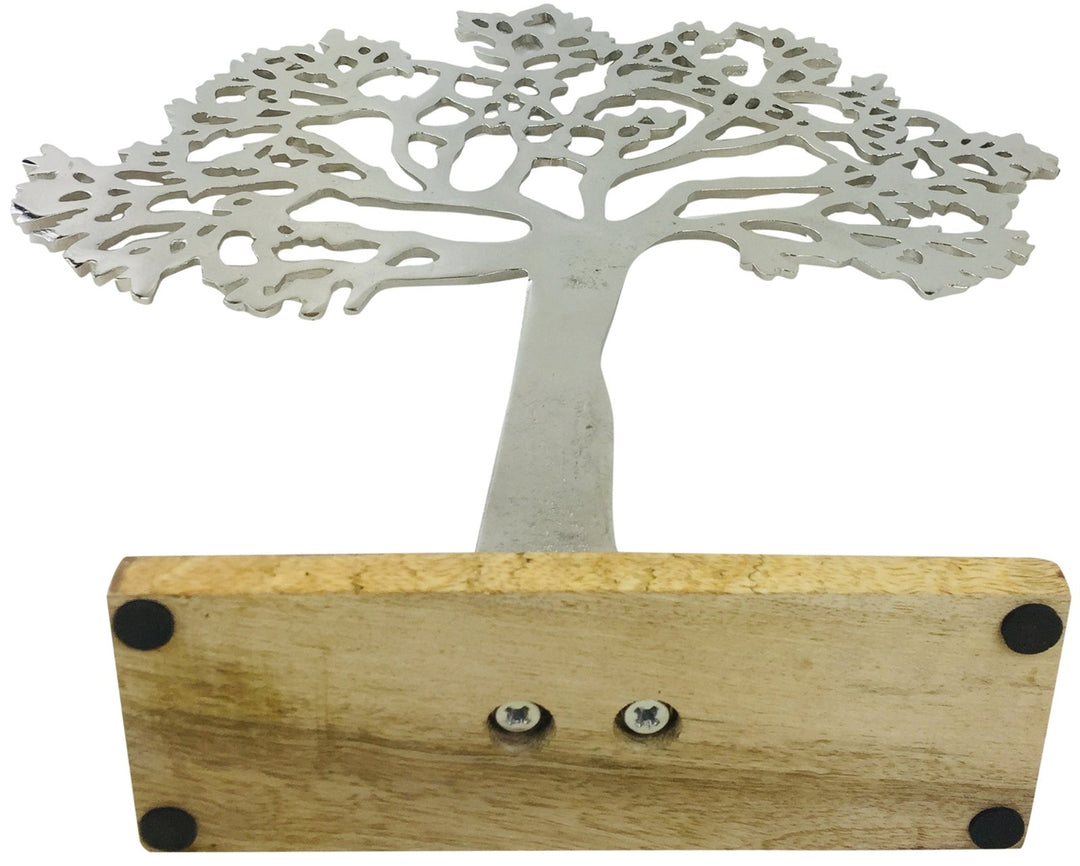 Large Silver Tree Ornament 42cm-Smiddy Furniture