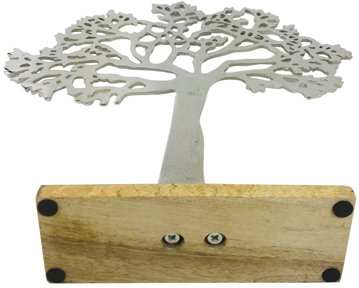 Large Silver Tree Ornament 42cm-Smiddy Furniture