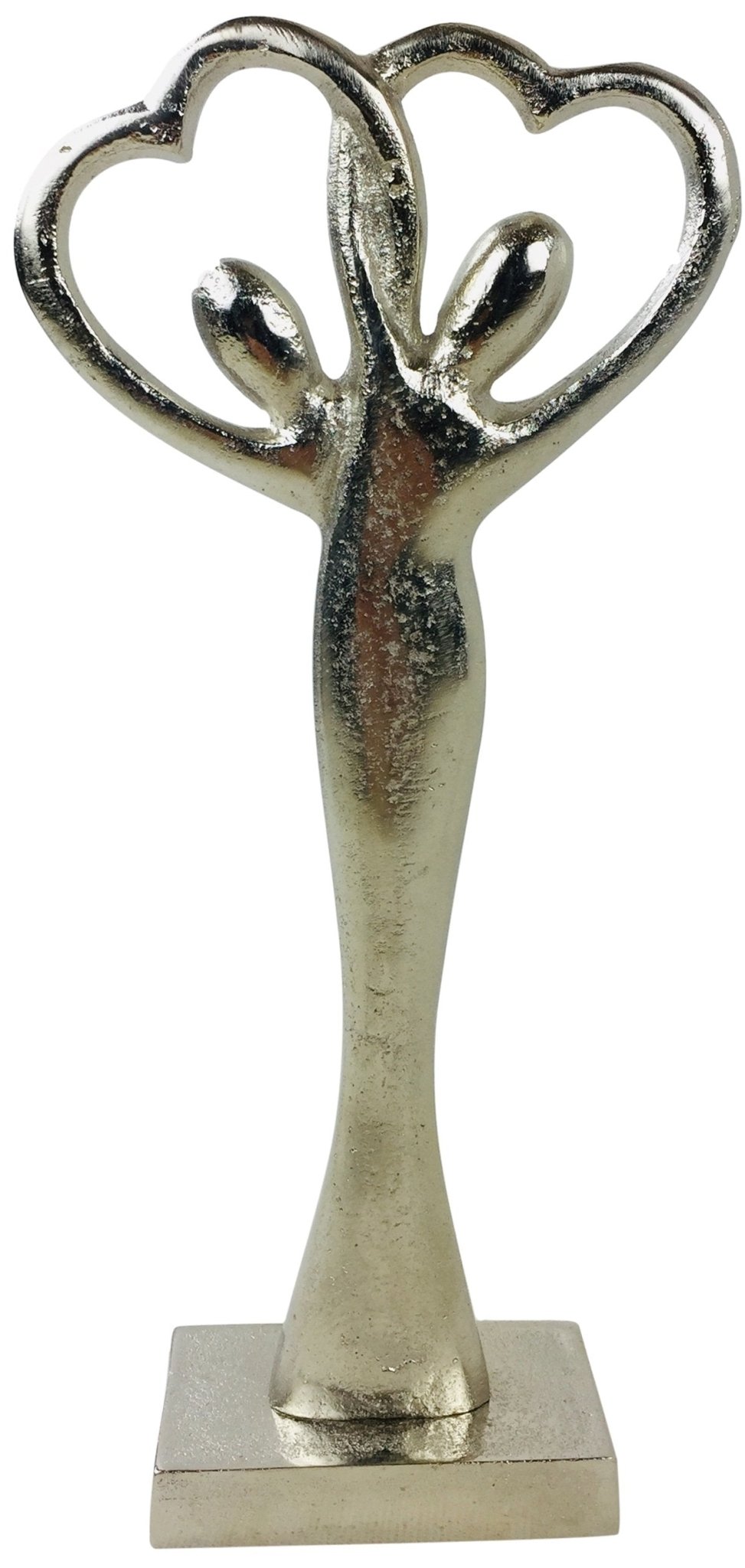 Entwined Couple Silver Straight Figures - Smiddy Furniture-2