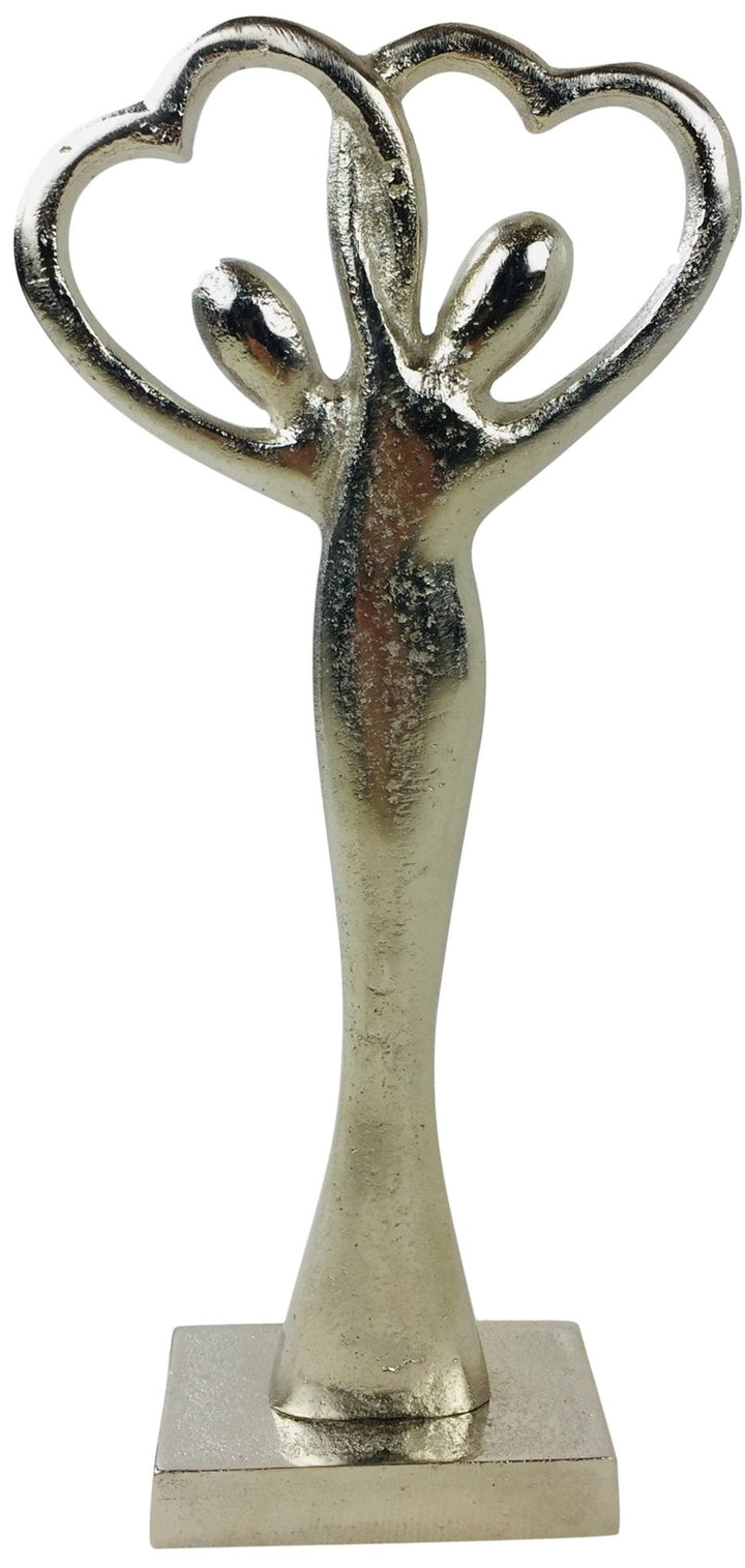 Entwined Couple Silver Straight Figures - Smiddy Furniture-2