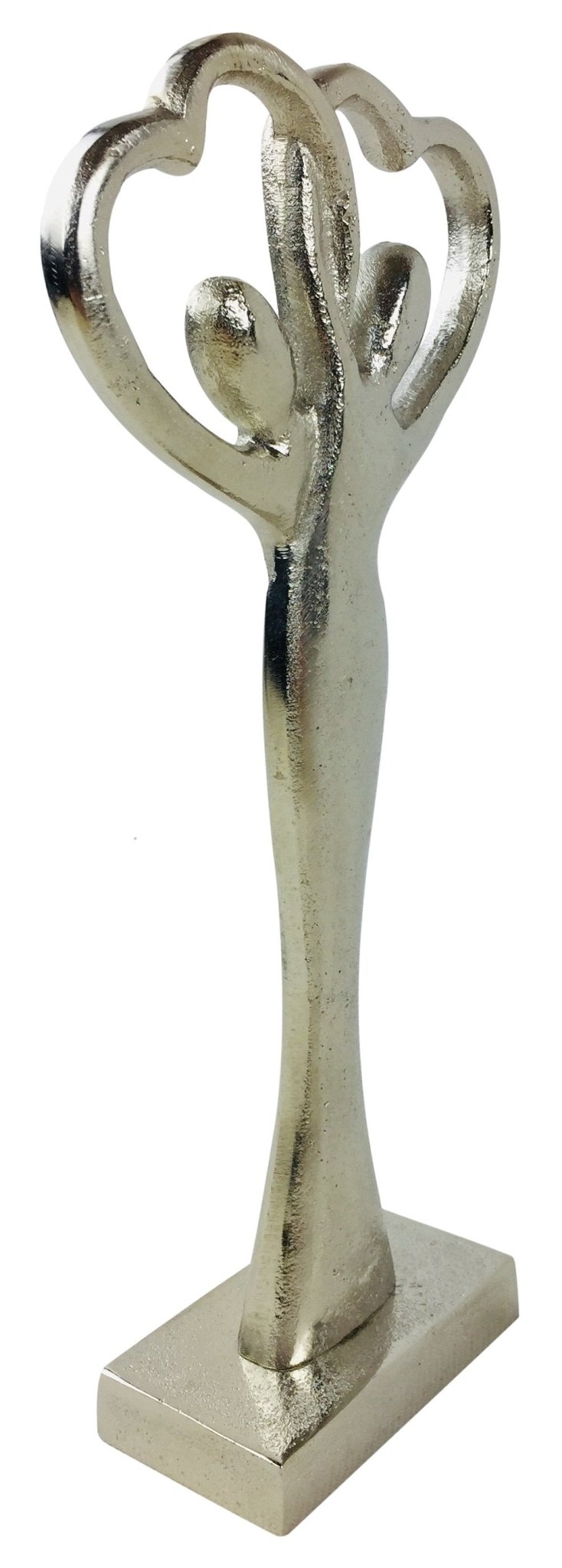 Entwined Couple Silver Straight Figures - Smiddy Furniture-3