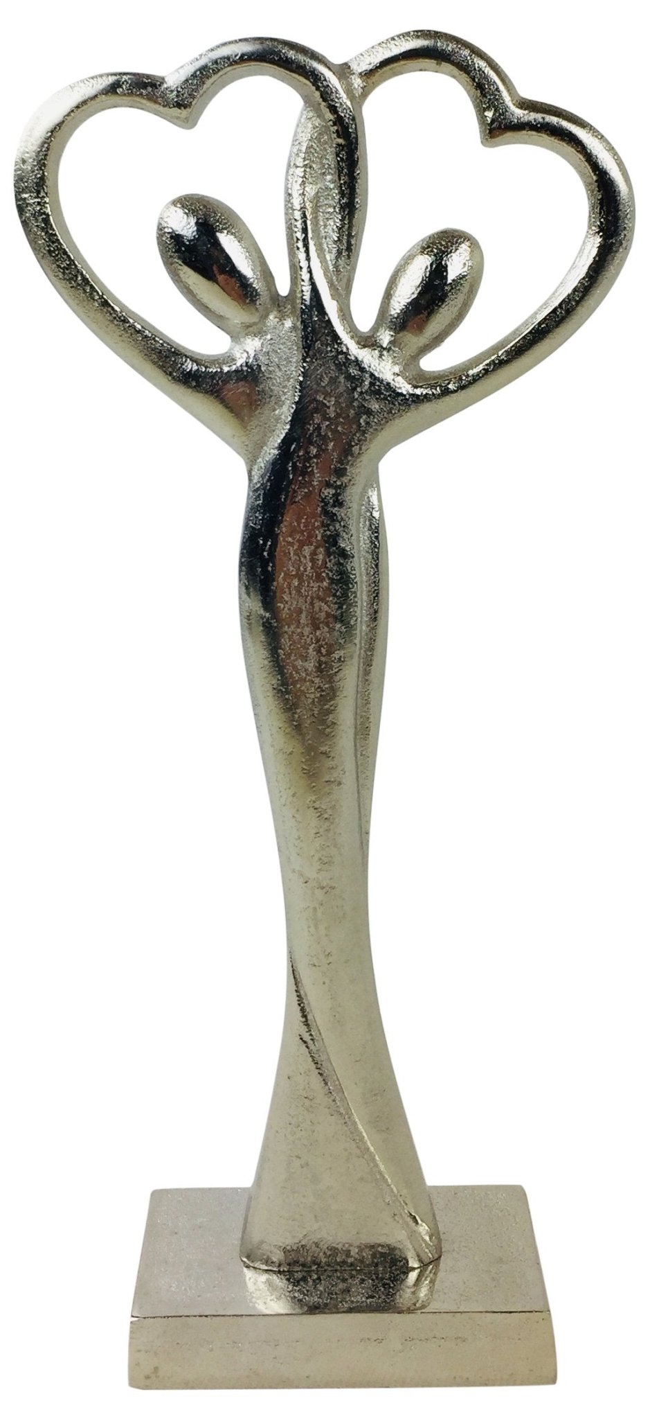Entwined Couple Silver Straight Figures - Smiddy Furniture-1