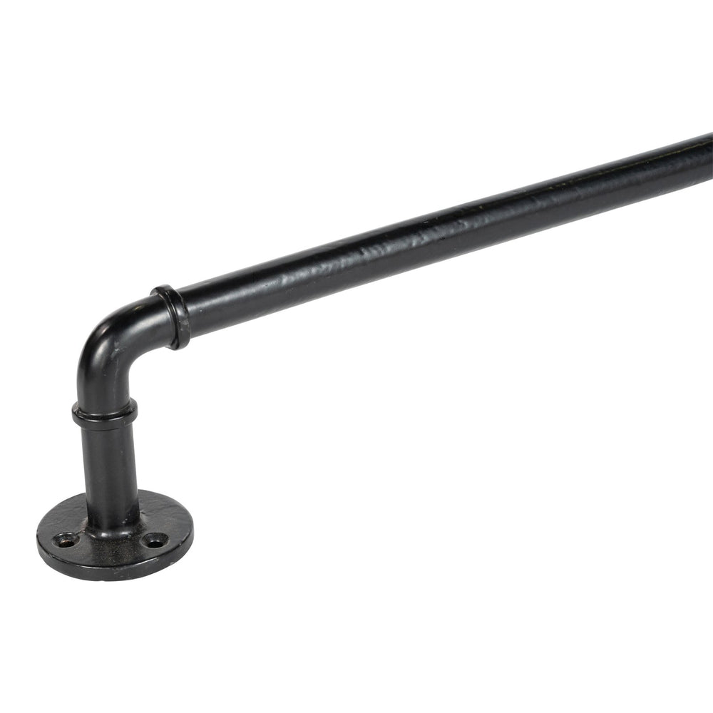 Black Iron Towel Rail 62cm - Smiddy Furniture-2