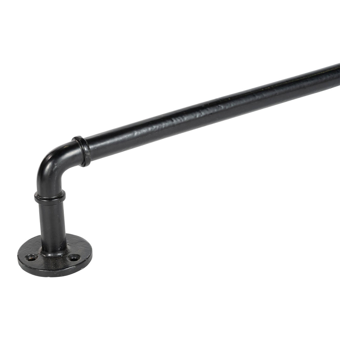 Black Iron Towel Rail 62cm - Smiddy Furniture-2