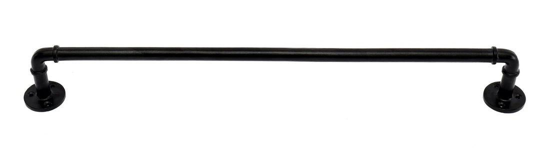 Black Iron Towel Rail 62cm - Smiddy Furniture-1