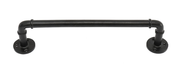Black Iron Towel Rail 34cm - Smiddy Furniture-1