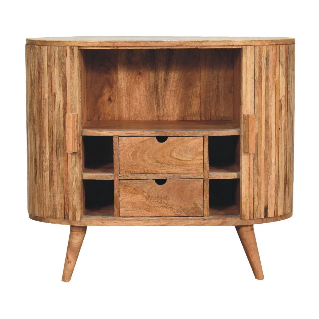 Stripe Cabinet with Storage - Smiddy Furniture-6