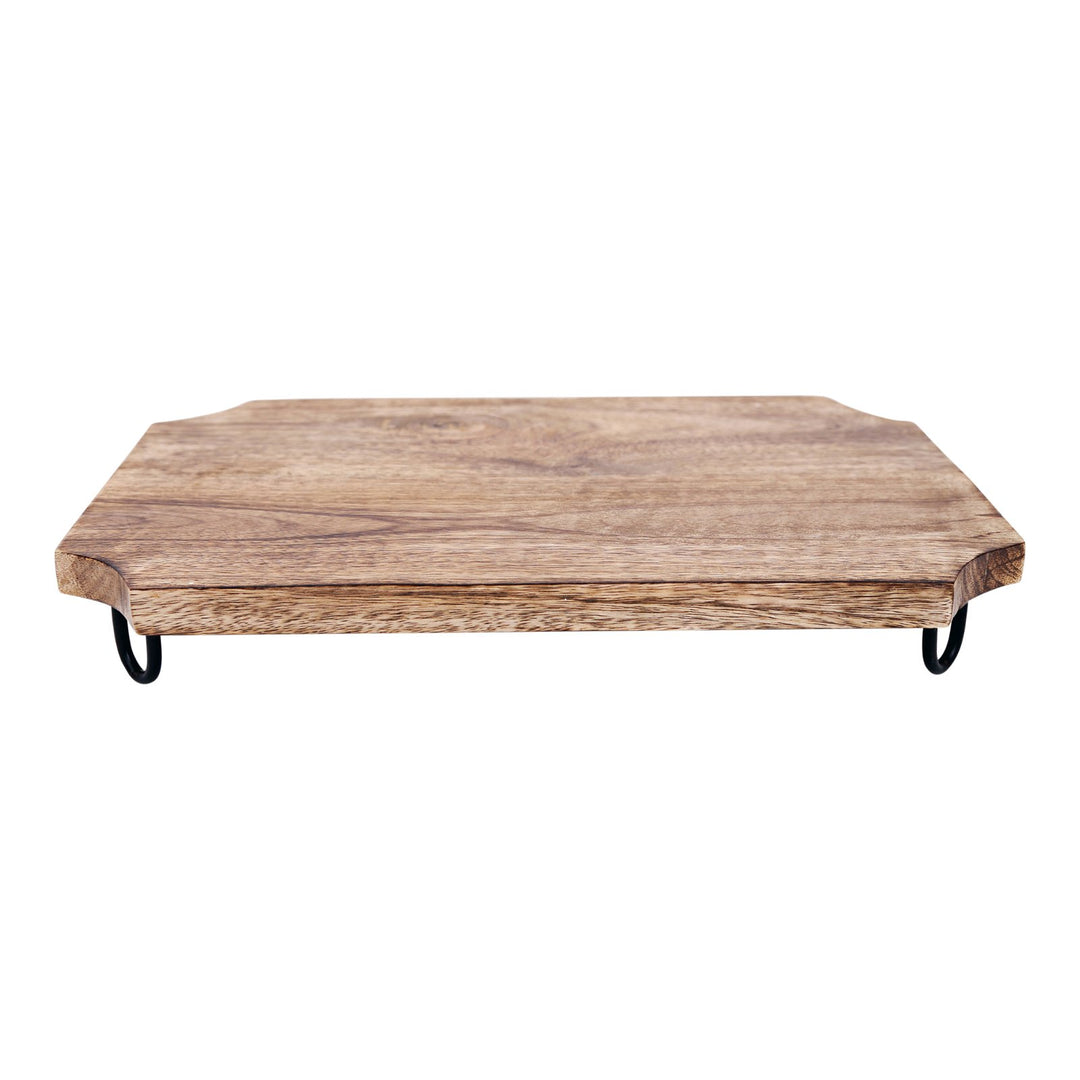 Wooden Distressed Chopping Board On Legs 39cm - Smiddy Furniture-1