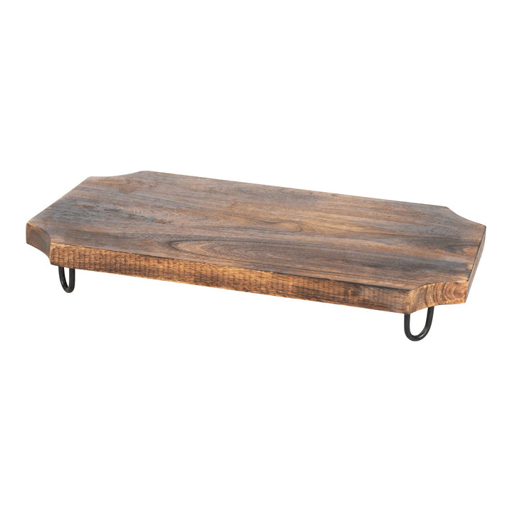 Wooden Distressed Chopping Board On Legs 51cm - Smiddy Furniture-3