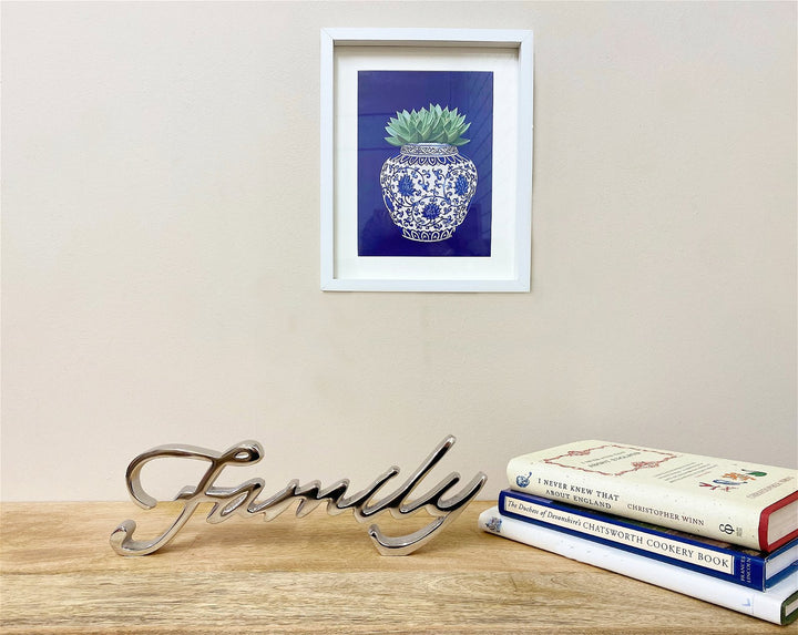 Silver Aluminium Family Ornament - Smiddy Furniture-3