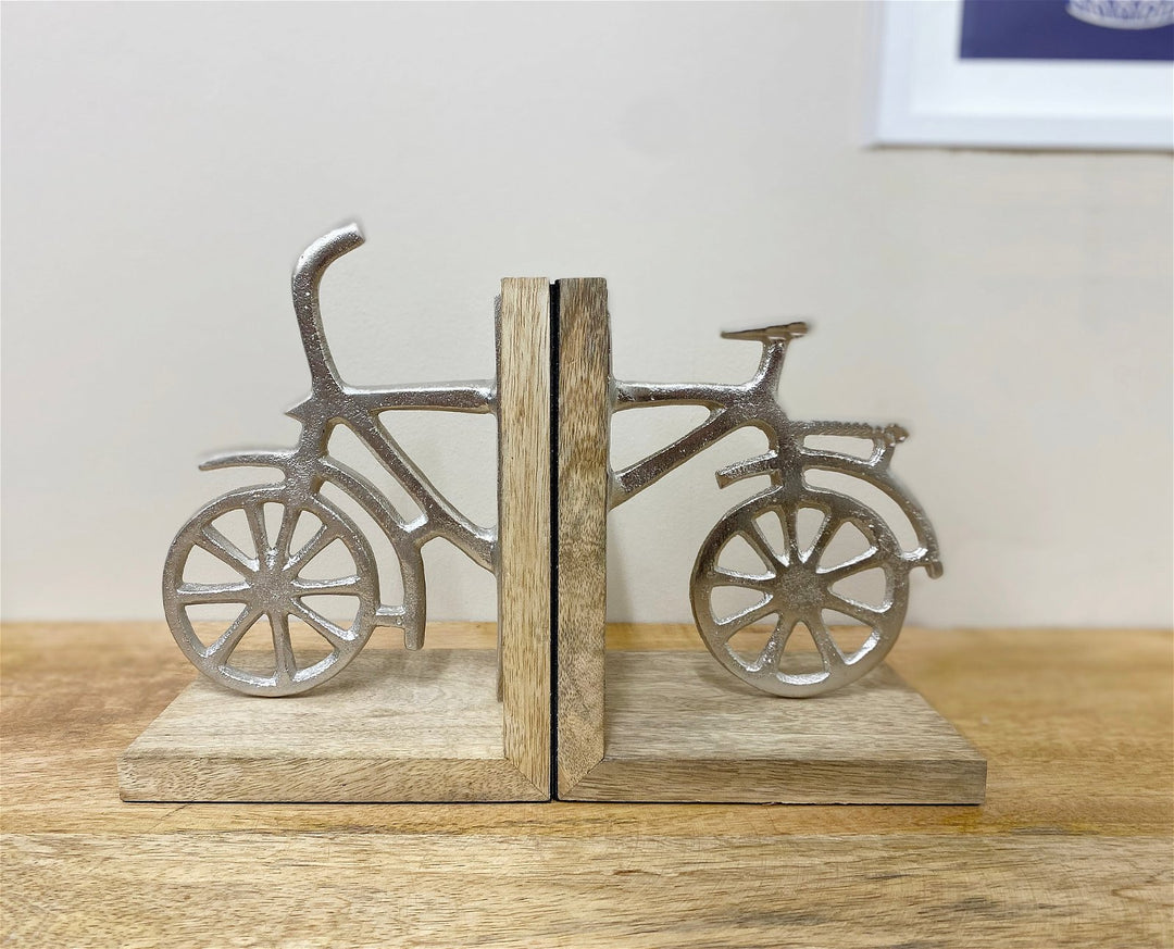 Set of Two Bicycle Bookends-Smiddy Furniture