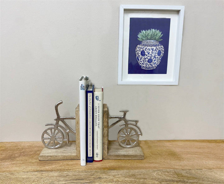 Set of Two Bicycle Bookends-Smiddy Furniture