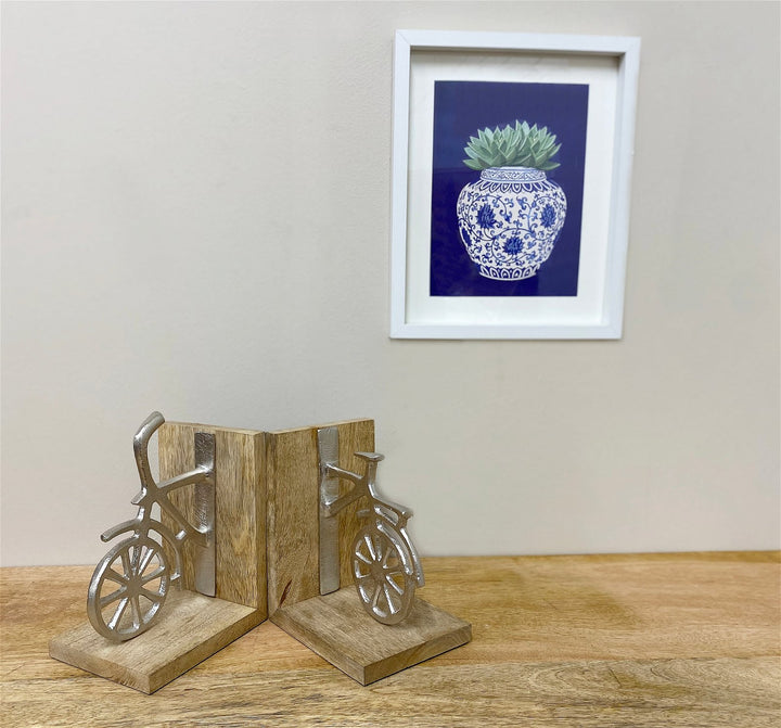Set of Two Bicycle Bookends-Smiddy Furniture