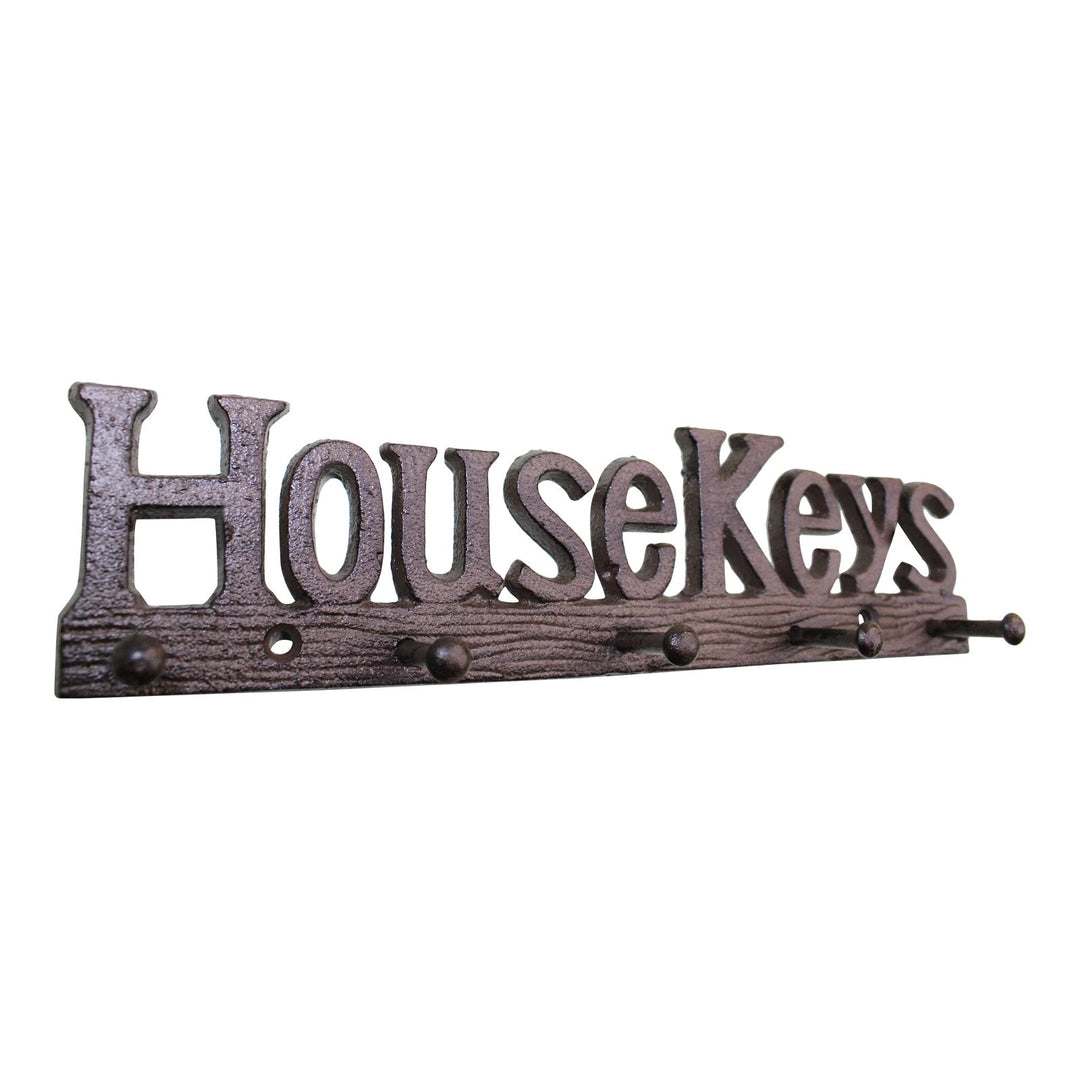 Rustic Cast Iron Wall Hooks, House Keys - Smiddy Furniture-3