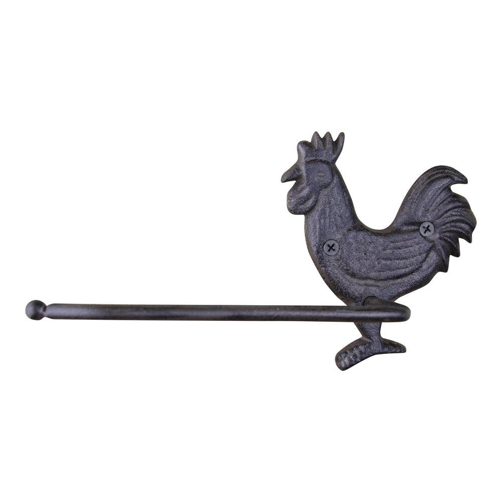 Cast Iron Rustic Toilet Roll Holder, Chicken - Smiddy Furniture-2