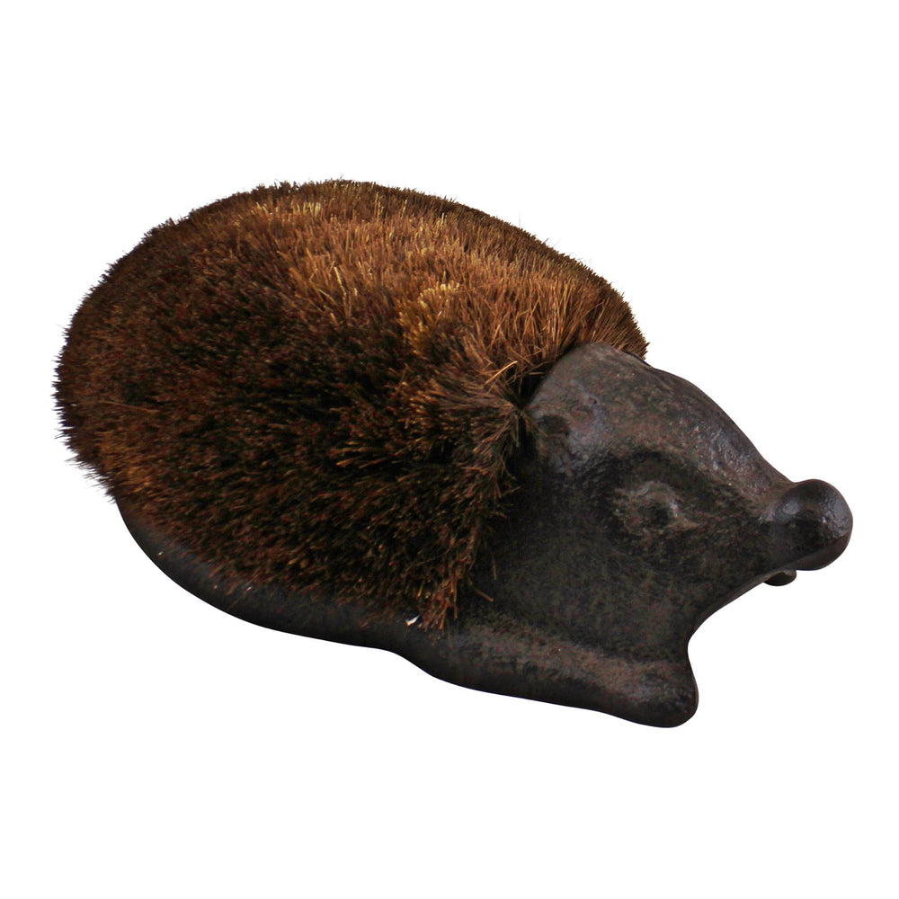 Cast Iron Garden Boot Brush, Hedgehog Design - Smiddy Furniture-2