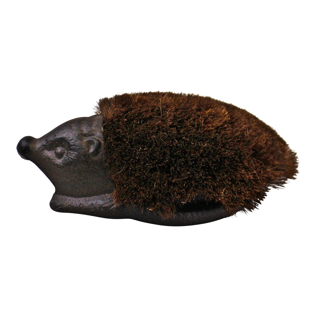 Cast Iron Garden Boot Brush, Hedgehog Design - Smiddy Furniture-3