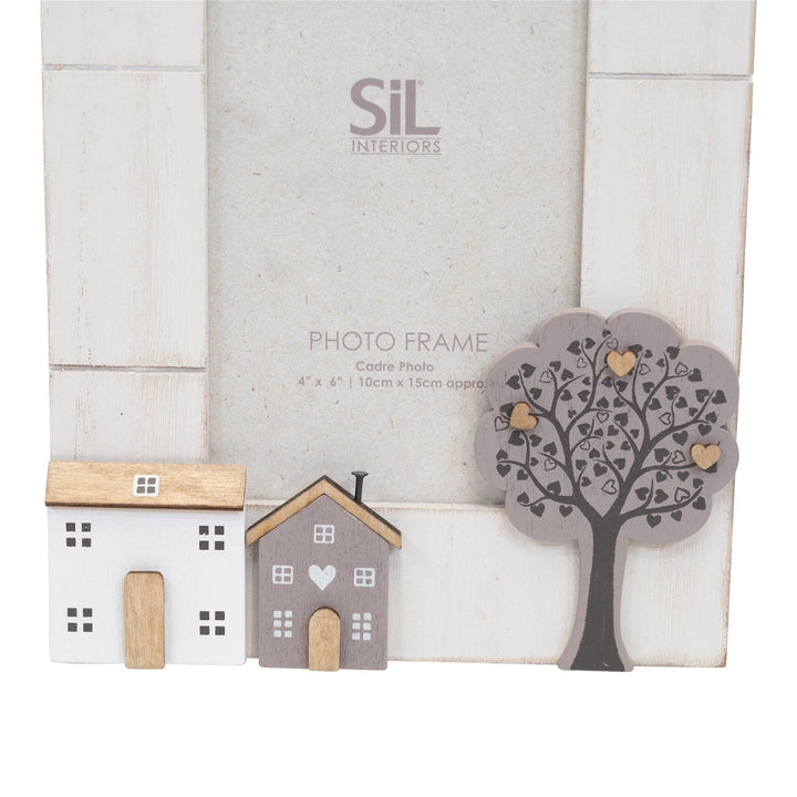 Wooden Houses Photo Frame 4x6 - Smiddy Furniture-3