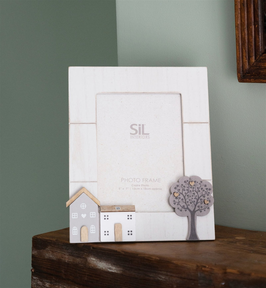 Wooden Houses Photo Frame 5x7 - Smiddy Furniture-3