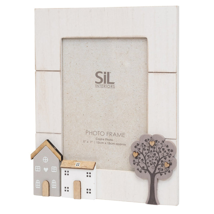 Wooden Houses Photo Frame 5x7 - Smiddy Furniture-1