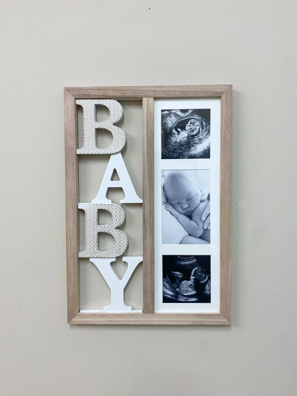 Baby Three Photograph Wooden Frame 43cm - Smiddy Furniture-2