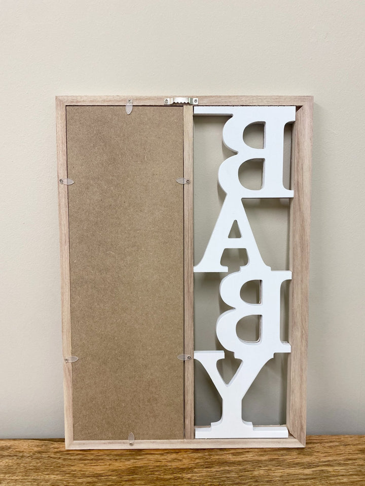 Baby Three Photograph Wooden Frame 43cm - Smiddy Furniture-4