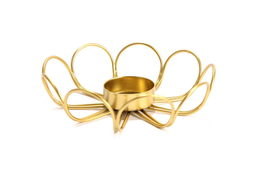 Flower Wire Tealight Holder - Smiddy Furniture-1