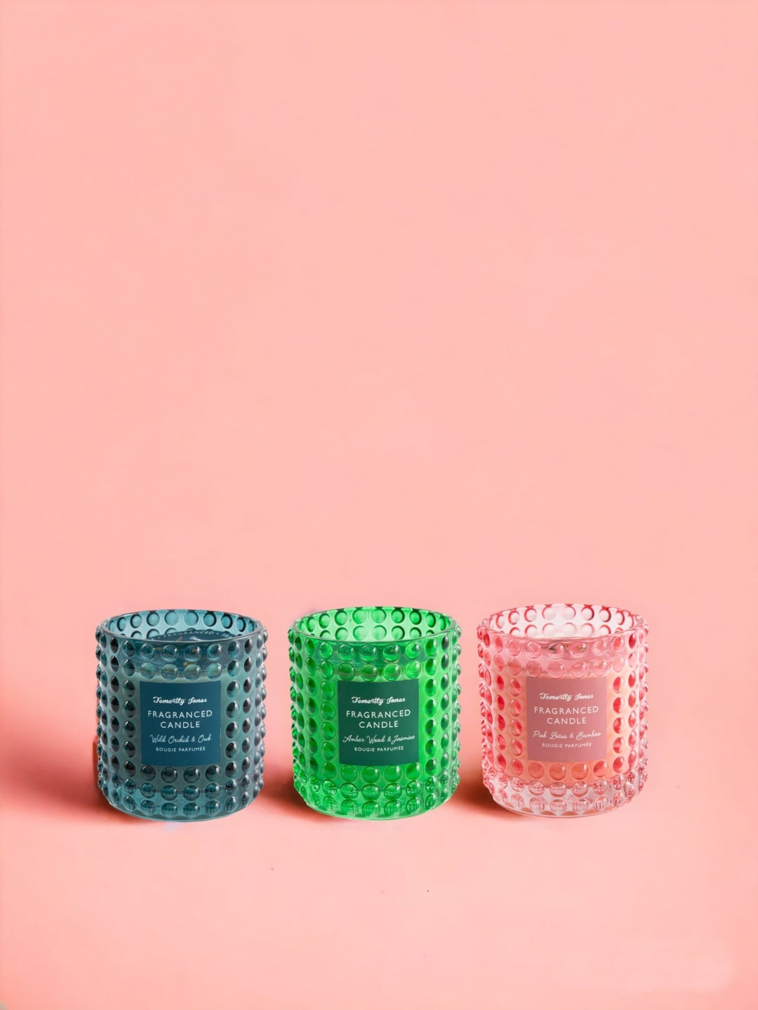 Bobbled Glass Candles - Smiddy Furniture-4