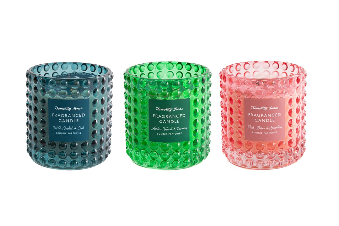 Bobbled Glass Candles - Smiddy Furniture-1