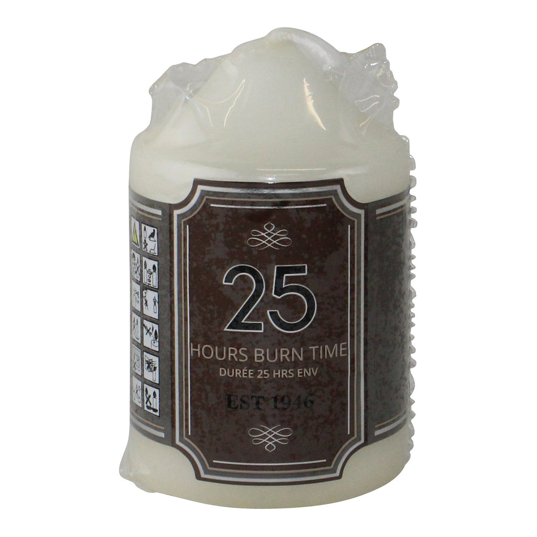 Overdipped Church Pillar Candle, 25 hour Burn Time - Smiddy Furniture-1