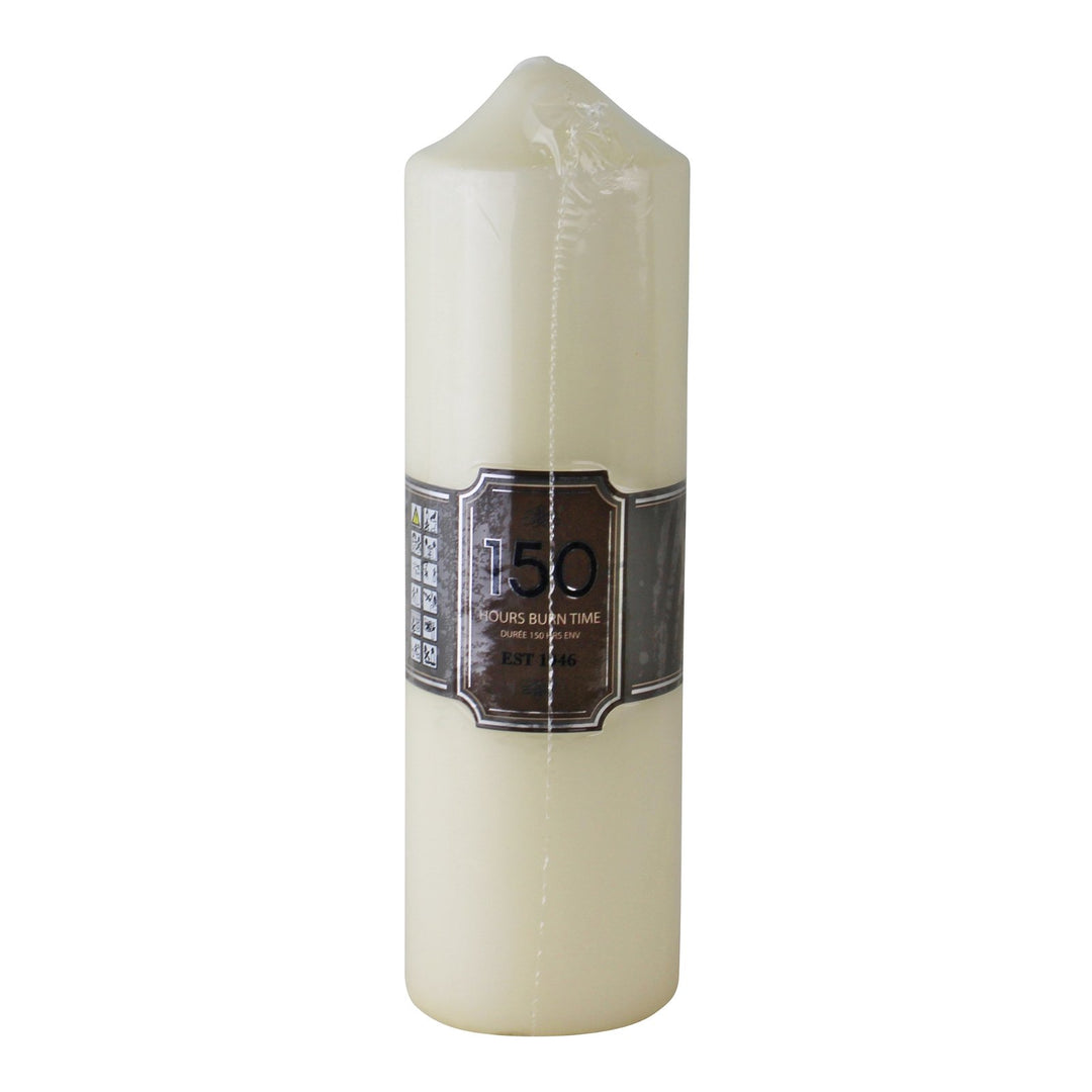 Overdipped Church Pillar Candle, 150 hour Burn Time - Smiddy Furniture-1