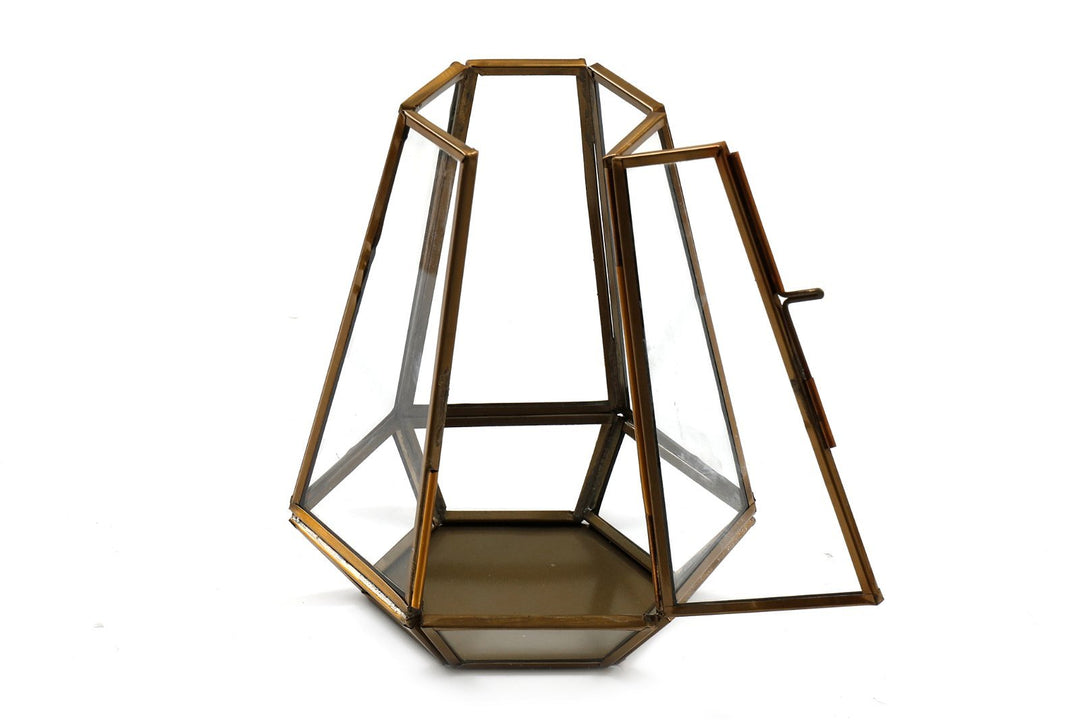 Bronze Glass Tea Light Holder - Smiddy Furniture-2
