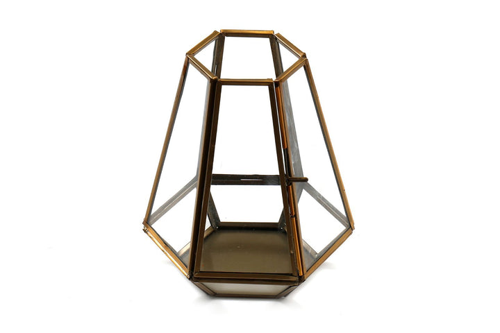 Bronze Glass Tea Light Holder - Smiddy Furniture-1