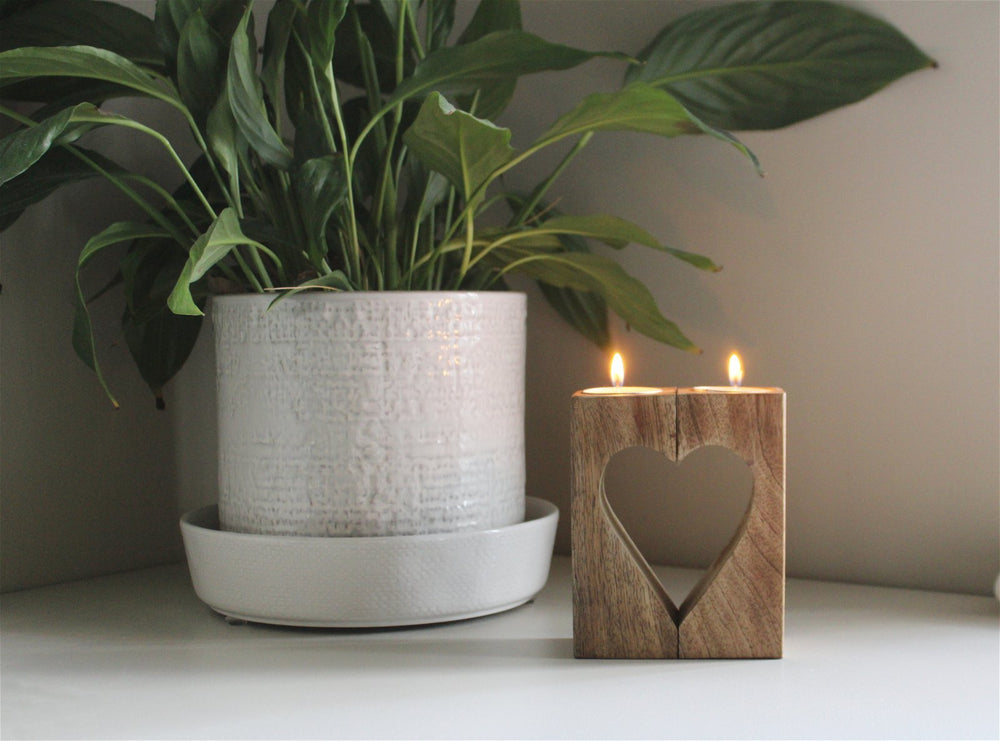Cut-Out Heart Tealight Holders - Smiddy Furniture-2