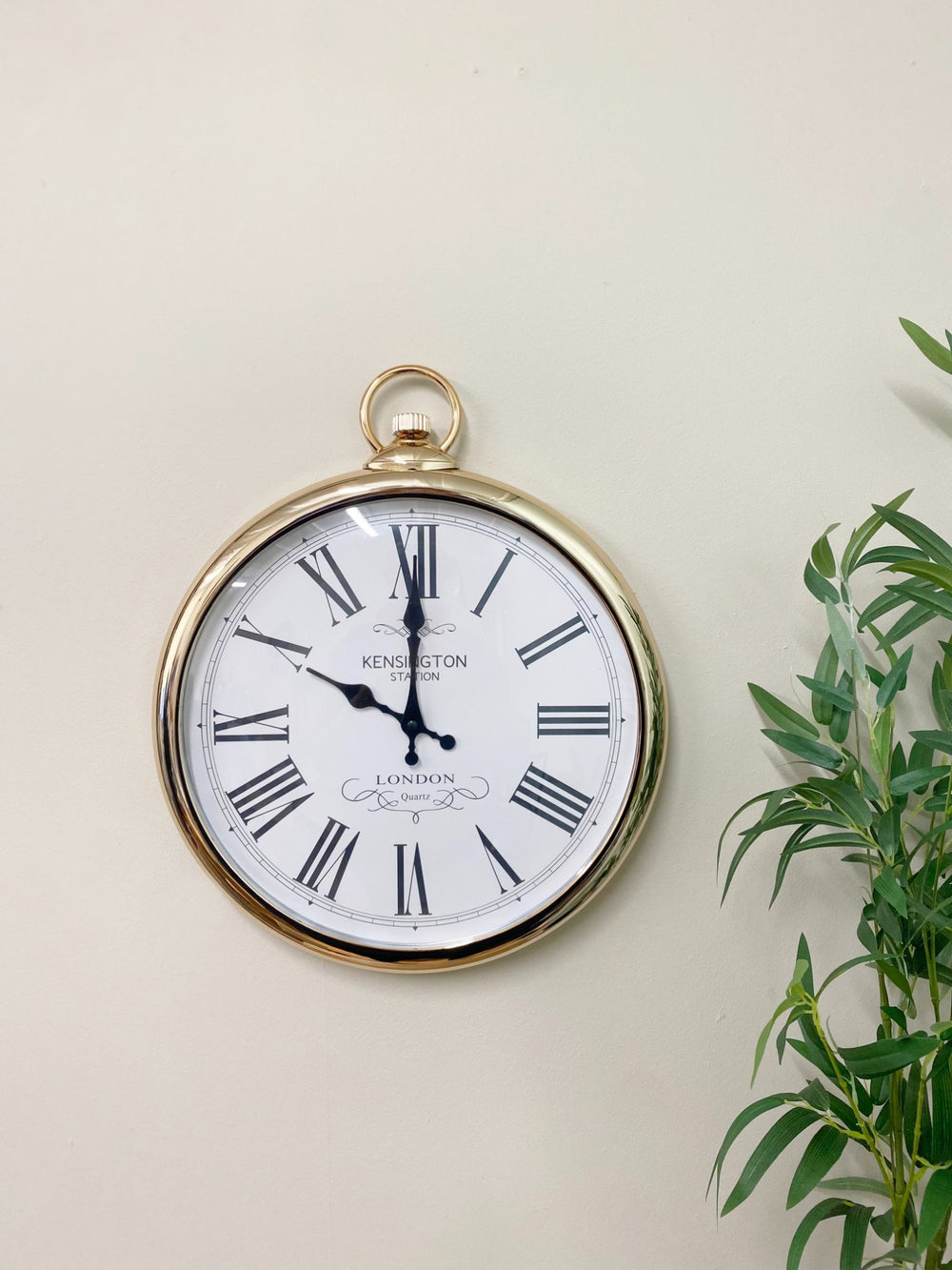 Round Copper Wall Clock 42cm - Smiddy Furniture-2