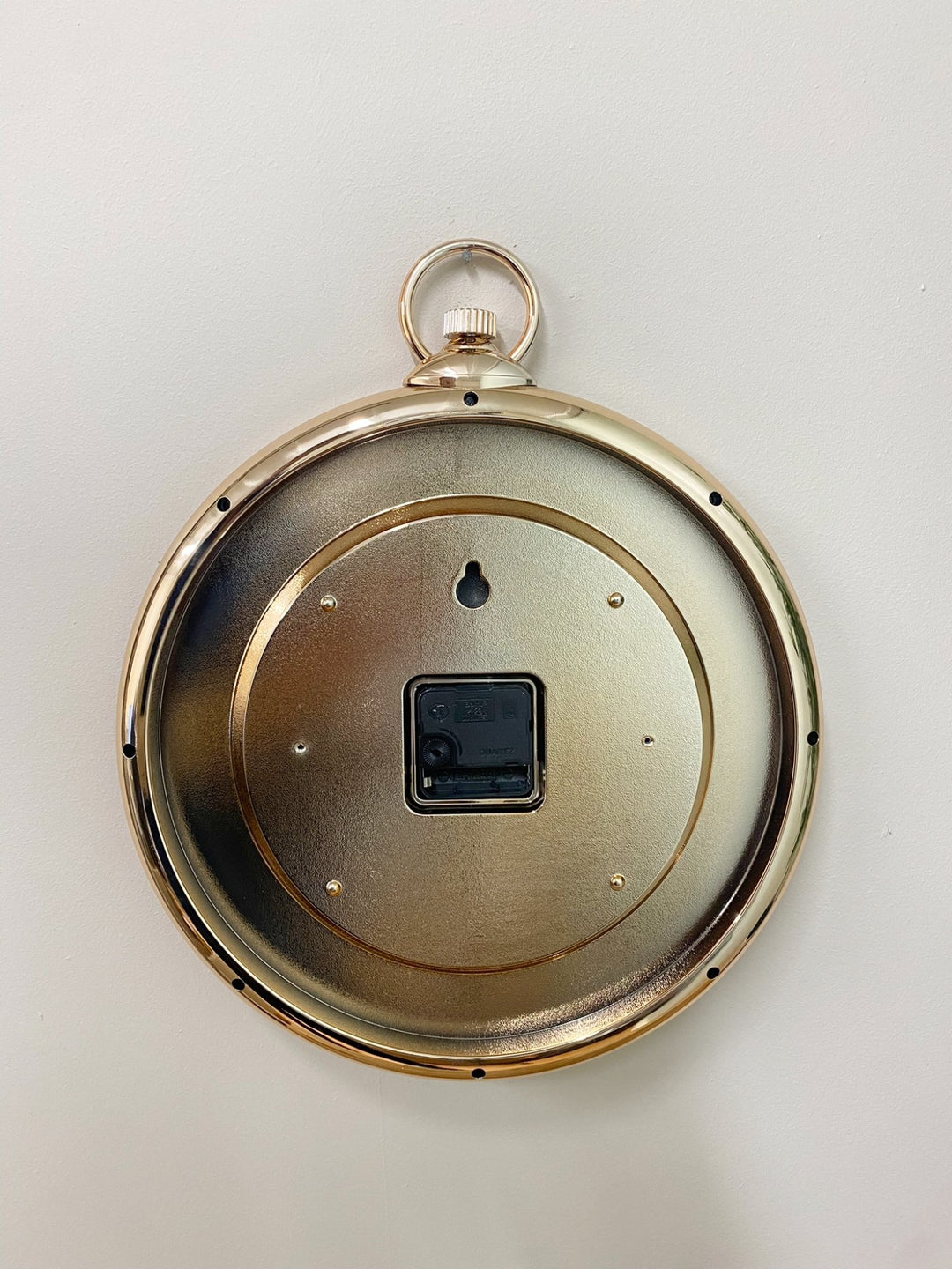 Round Copper Wall Clock 42cm - Smiddy Furniture-4