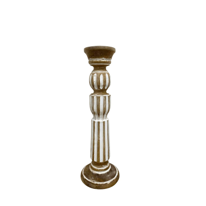 Wooden Candle Stick 45cm - Smiddy Furniture-1