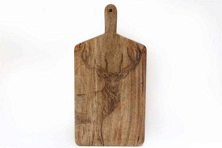 Engraved Stag Chopping Board-Smiddy Furniture