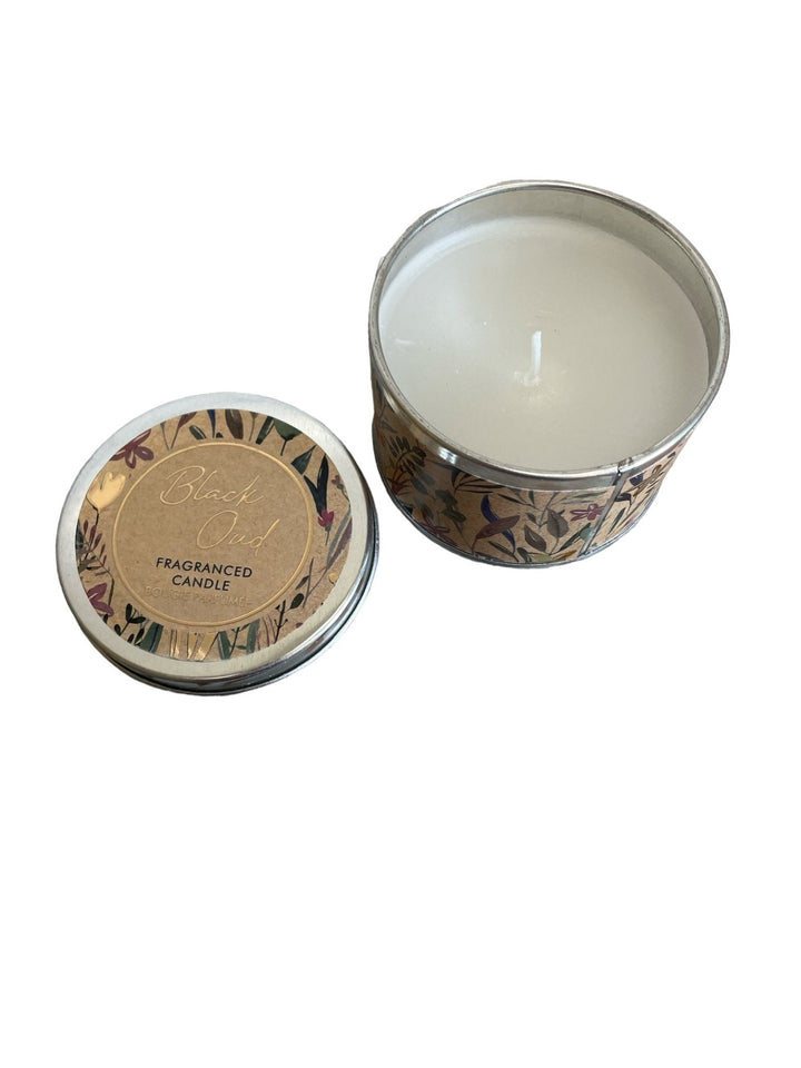 Scented Leaf Tin Candle, Pack of 12 - Smiddy Furniture-2