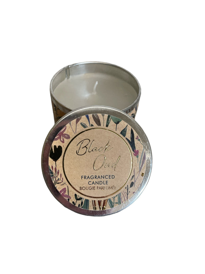 Scented Leaf Tin Candle, Pack of 12 - Smiddy Furniture-3