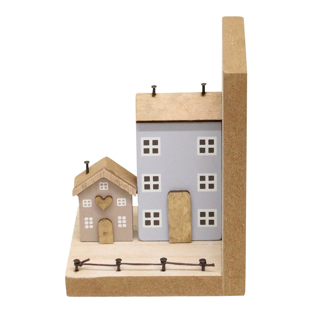 Pair of Bookends, Wooden Houses Design - Smiddy Furniture-2