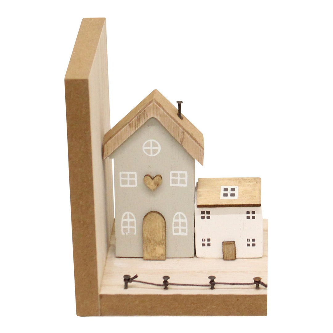 Pair of Bookends, Wooden Houses Design - Smiddy Furniture-3