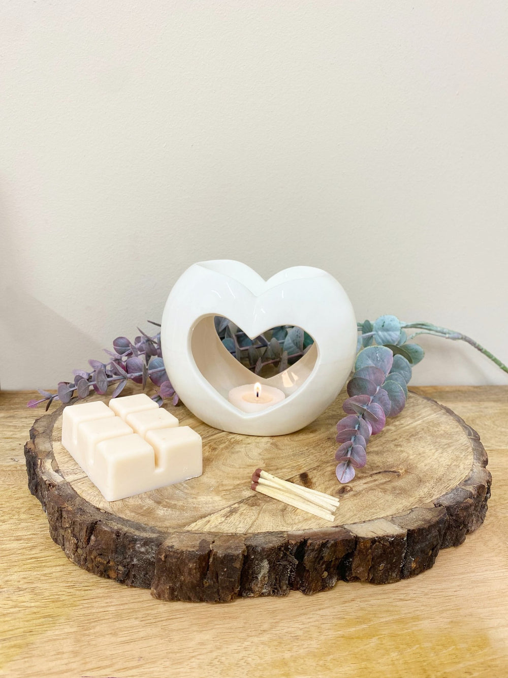 Pearl Heart Oil or Wax Warmer - Smiddy Furniture-2