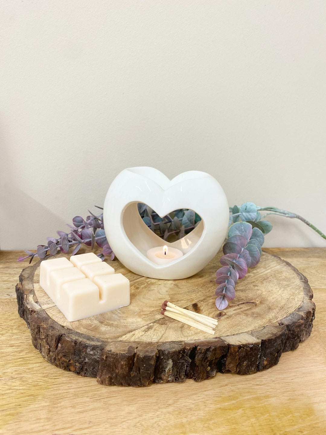 Pearl Heart Oil or Wax Warmer - Smiddy Furniture-2