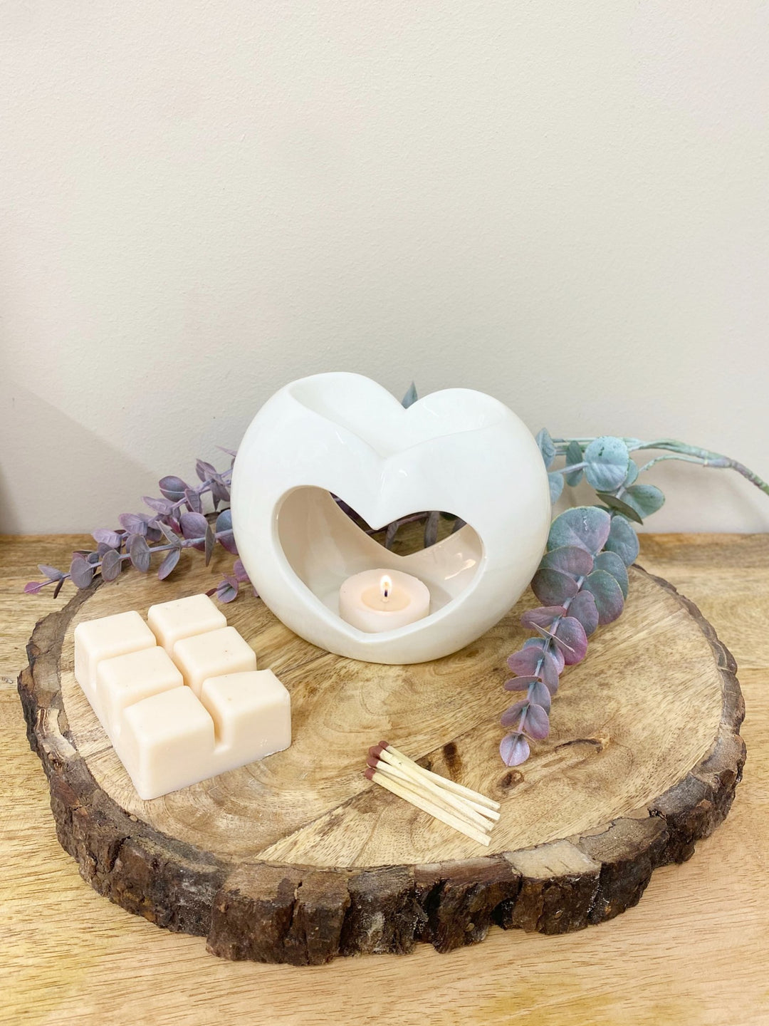 Pearl Heart Oil or Wax Warmer - Smiddy Furniture-3