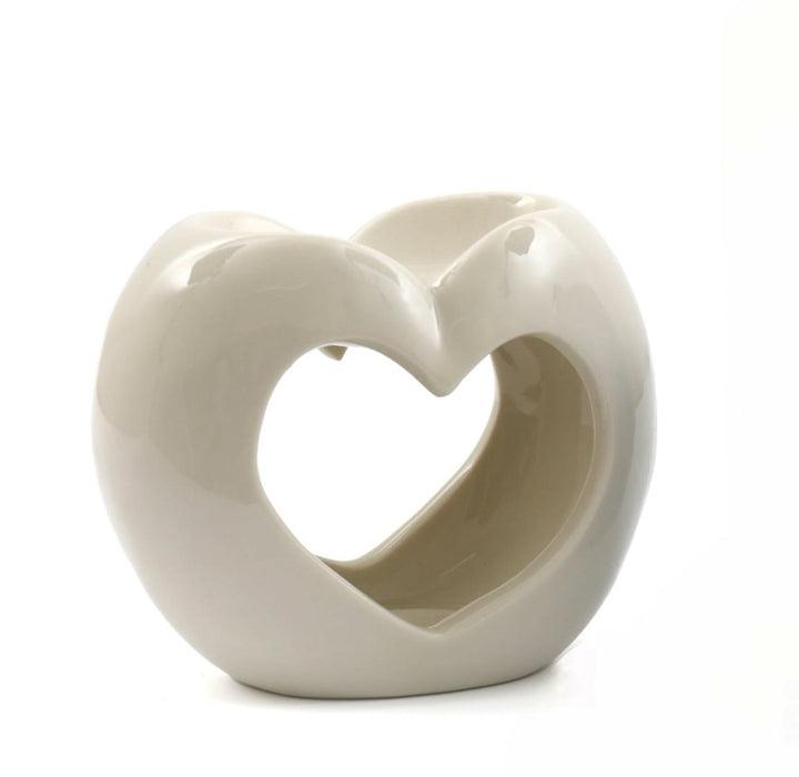 Pearl Heart Oil or Wax Warmer - Smiddy Furniture-1
