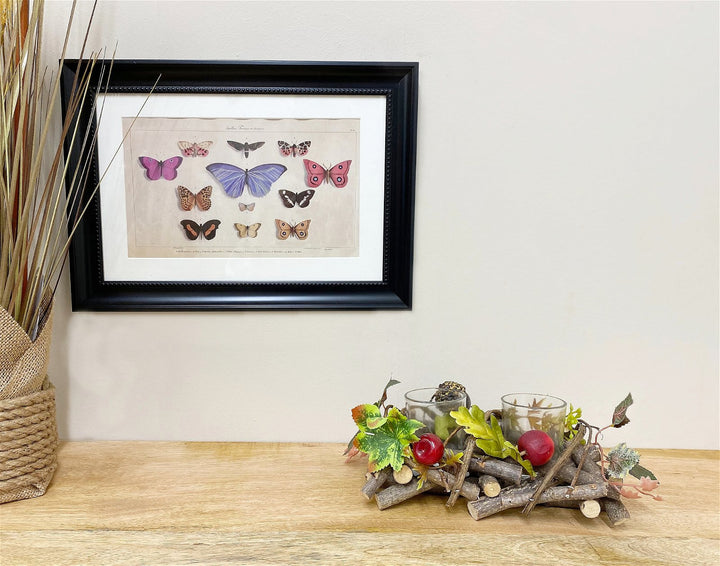 Wood And Fauna Double Tea light Holder - Smiddy Furniture-2