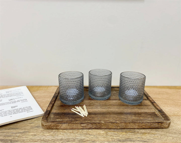 Set Of Three Synergy Tea Light Holders - Smiddy Furniture-3
