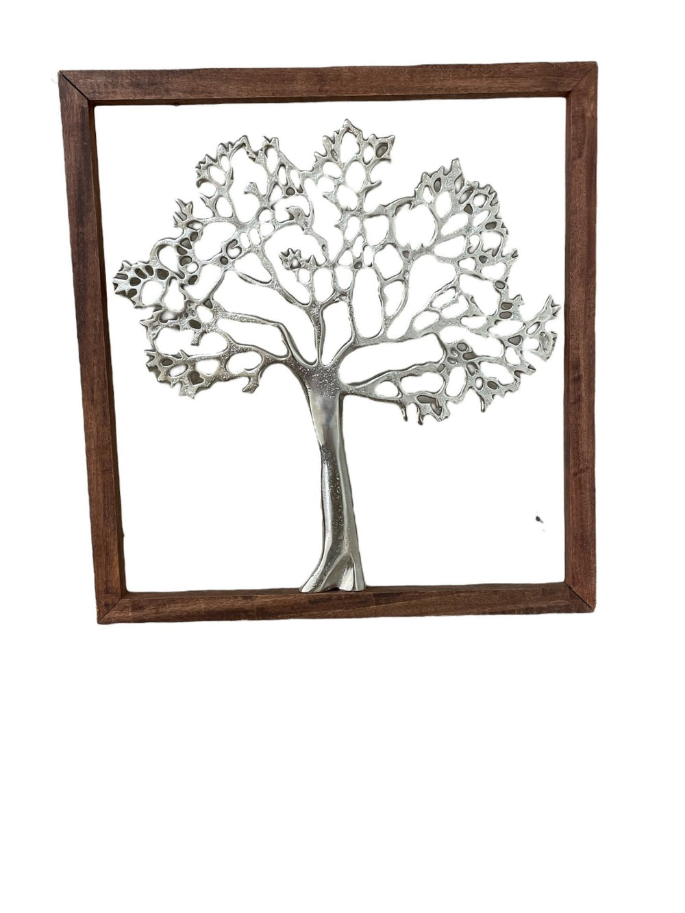 Large Silver Tree Of Life In A Frame, 46cm - Smiddy Furniture-2
